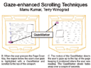 Gaze-enhanced Scrolling